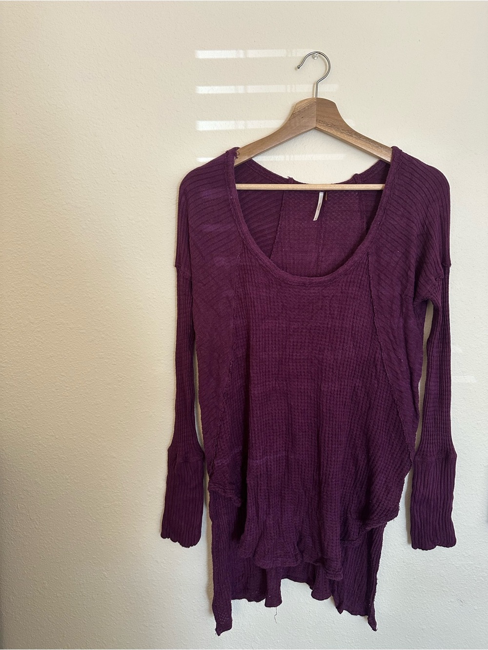FREE PEOPLE thermal tunic top